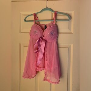 Babydoll Pink Vintage Victoria’s Secret Set